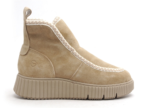 Tamaris boots bottine plates femme 26865 41 beige
