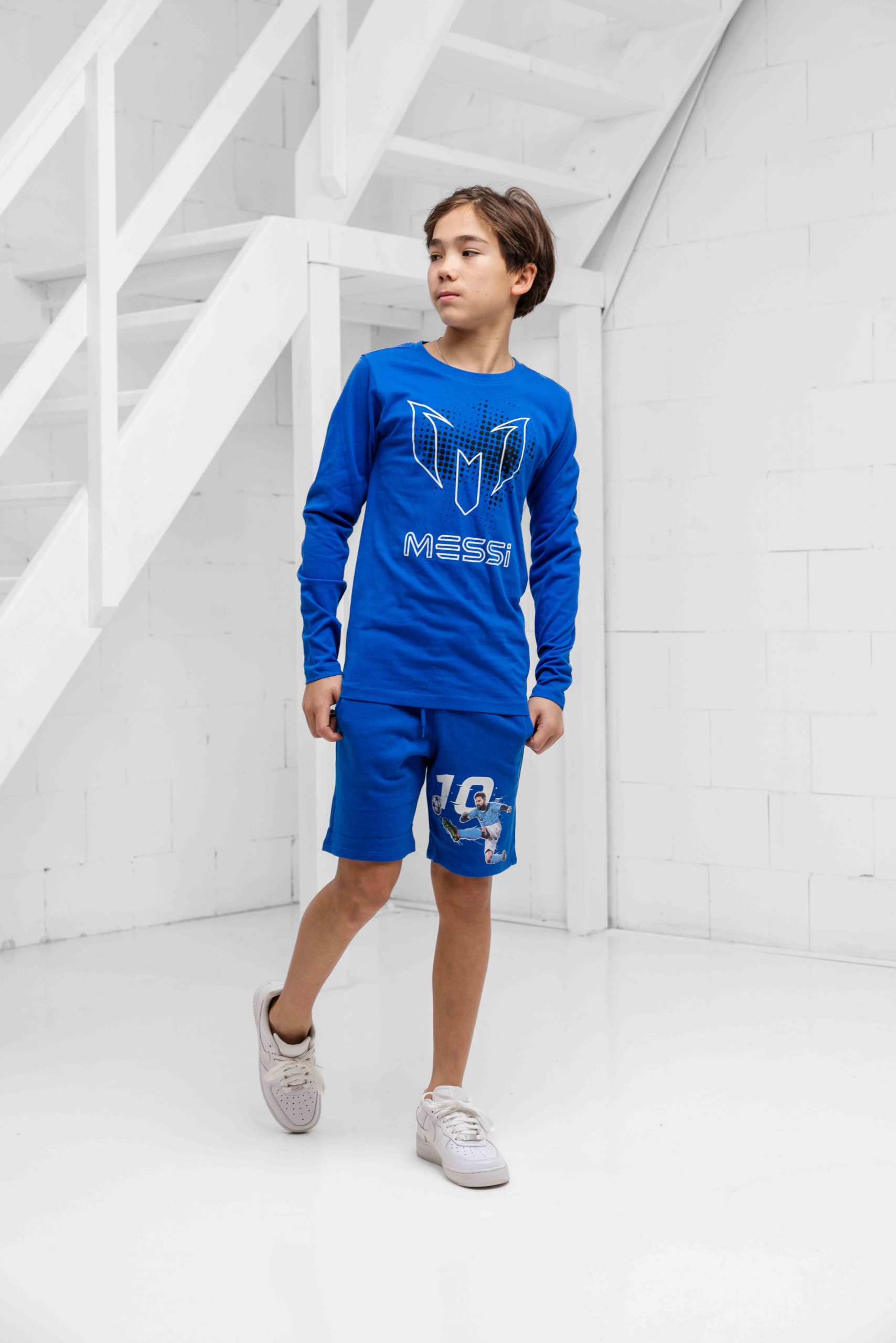 Vingino X Messi Goal Korte Broek Kids Blauw