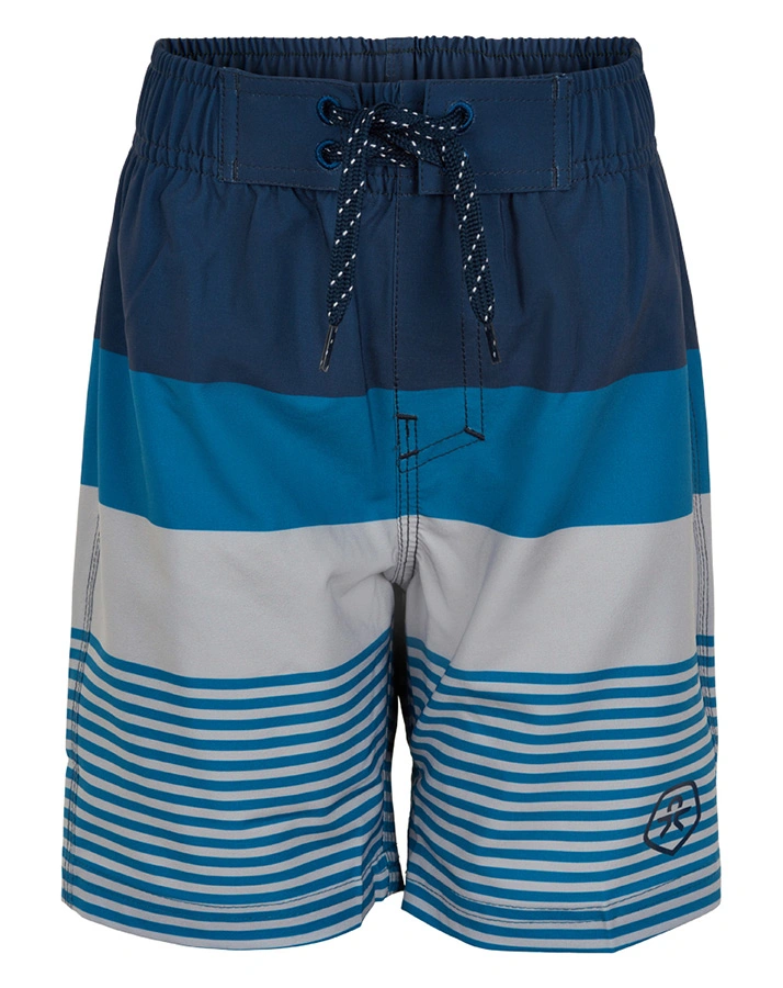 Badeshorts STRIPES in blau/grau