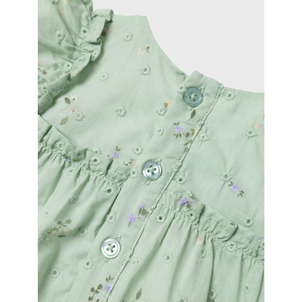 Køb Name It Silt Green Jimilla Capsl Kjole