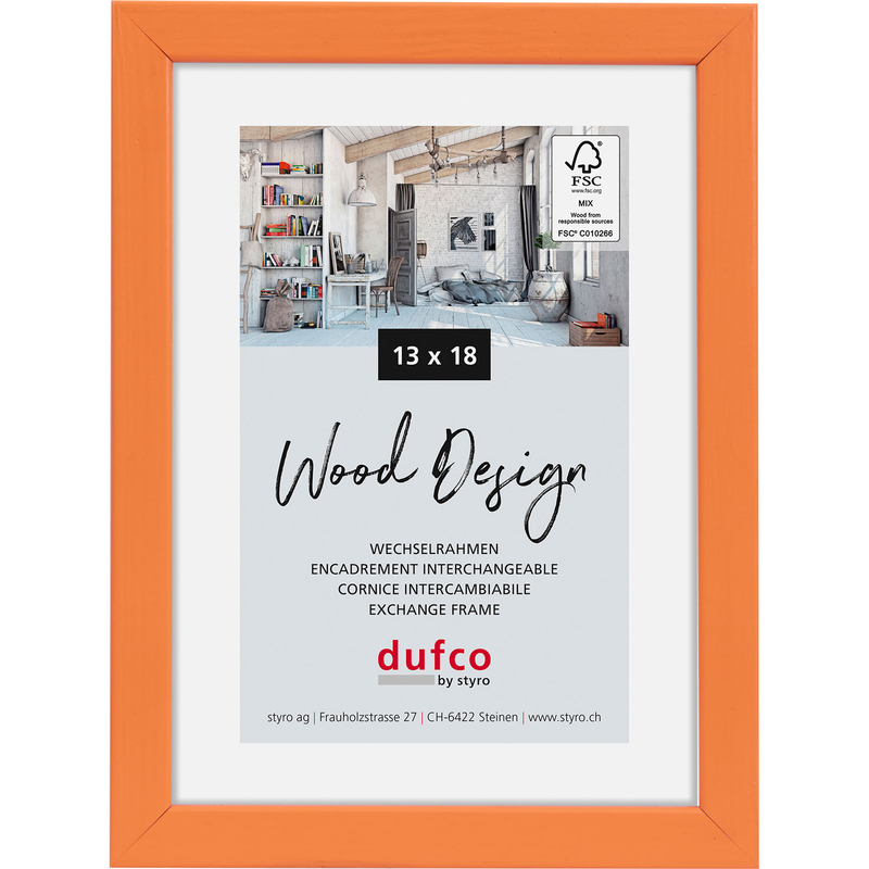Dufco Bilderrahmen Hay, 13 x 18 cm, orange