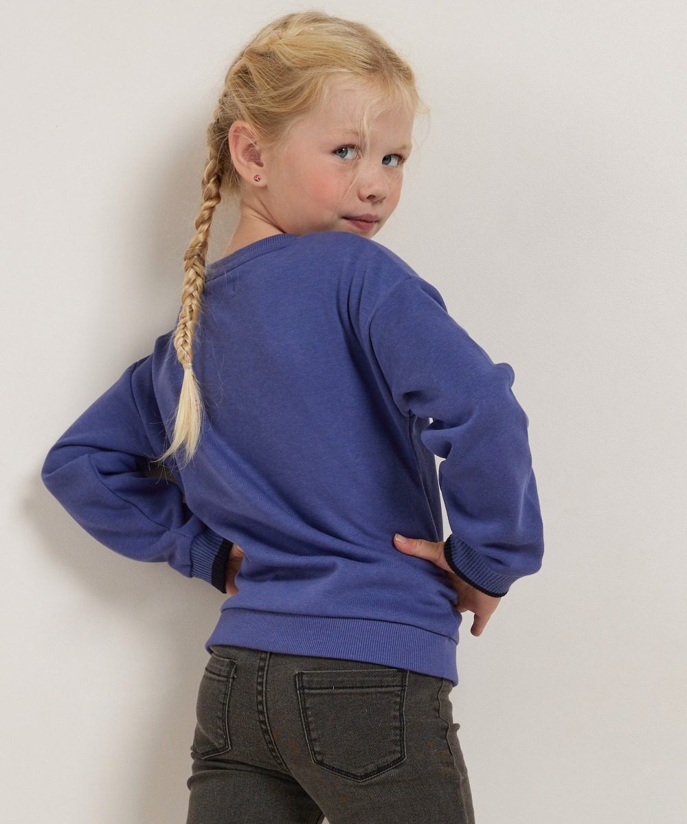 trui met sporty chic opdruk