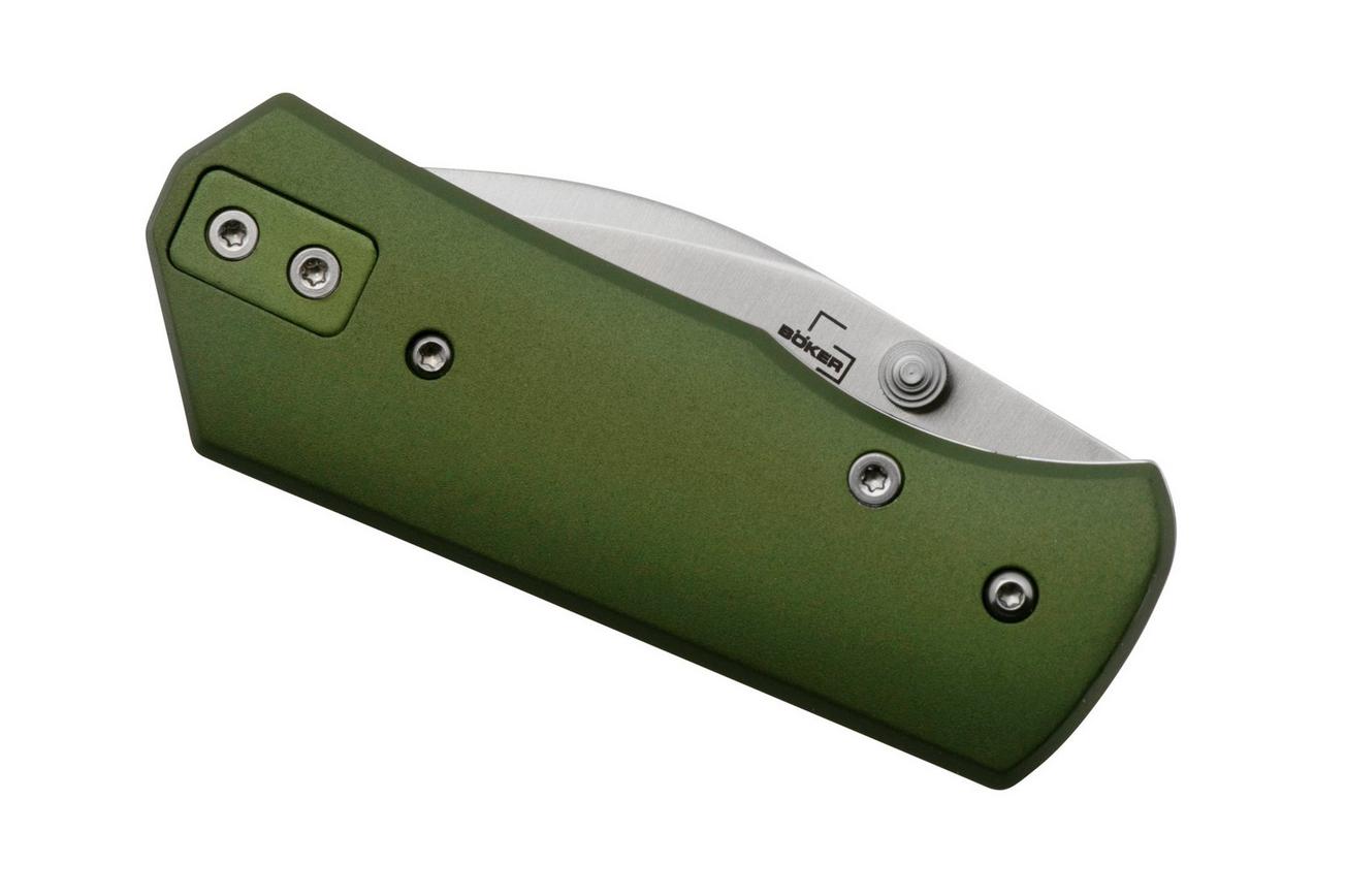 Böker Plus Lefti 01BP0006 Green Aluminum, zakmes