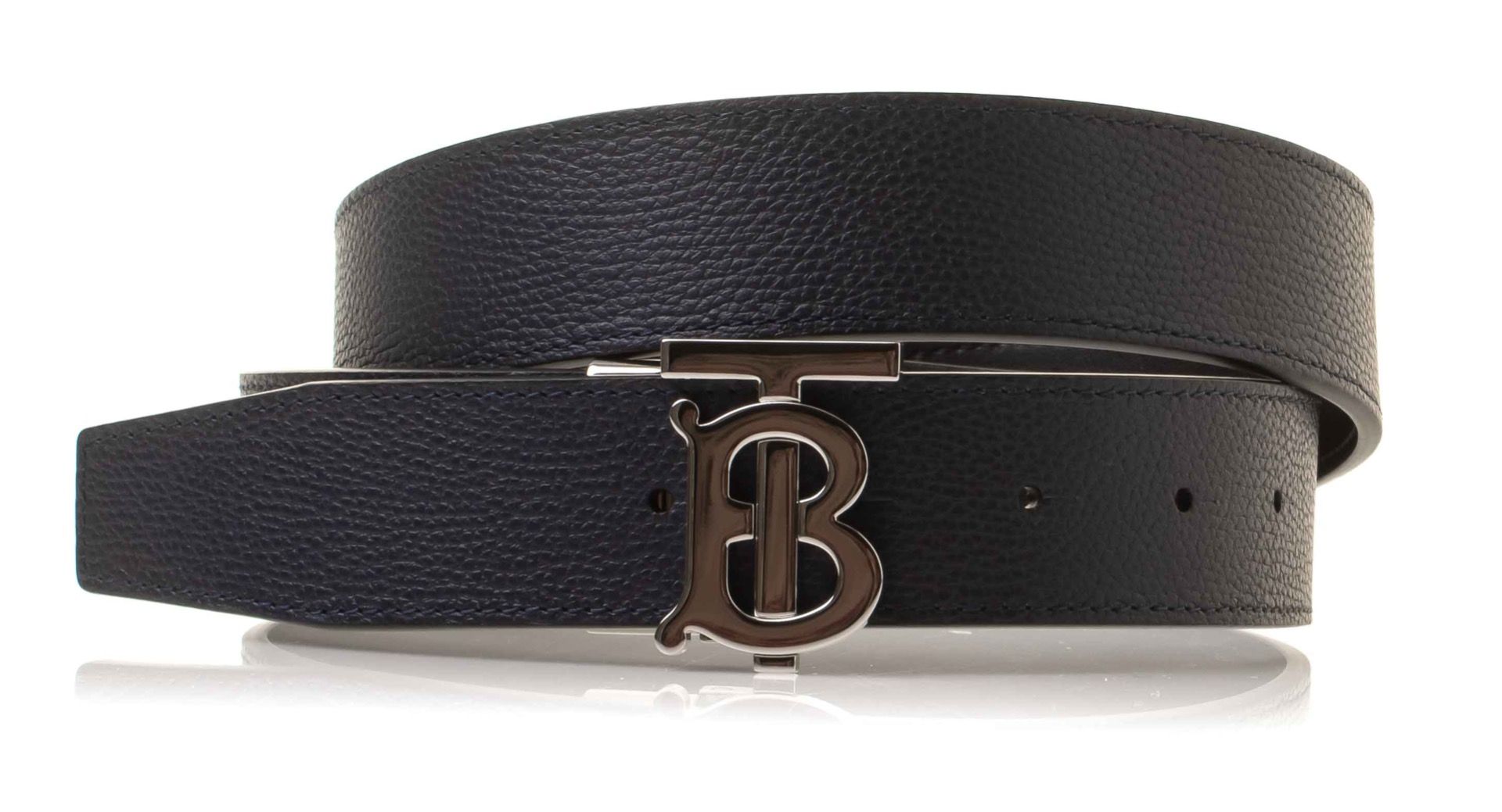 Burberry Reversible Monogram Motif Belt 3.5