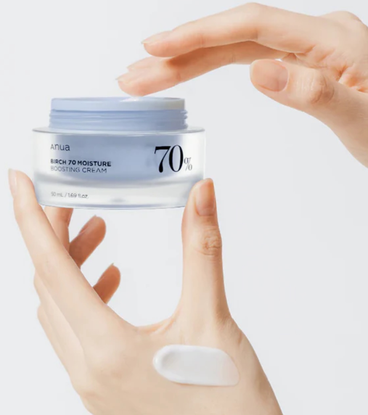 Anua - Creme facial hidratante Birch 70% Moisture Boosting