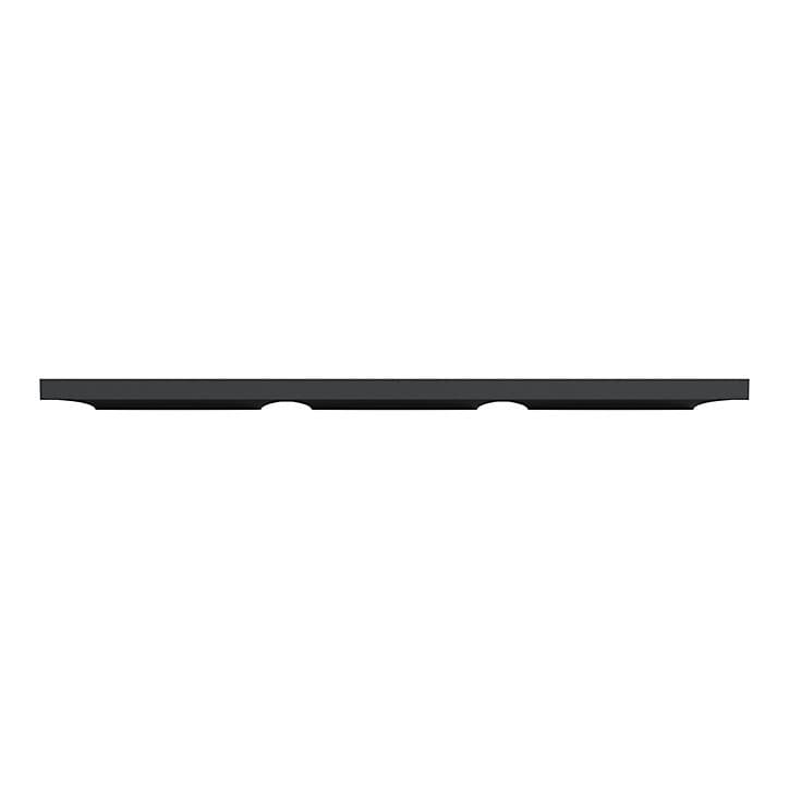 Plaque de finition triple Schneider Electric Odace Styl anthracite