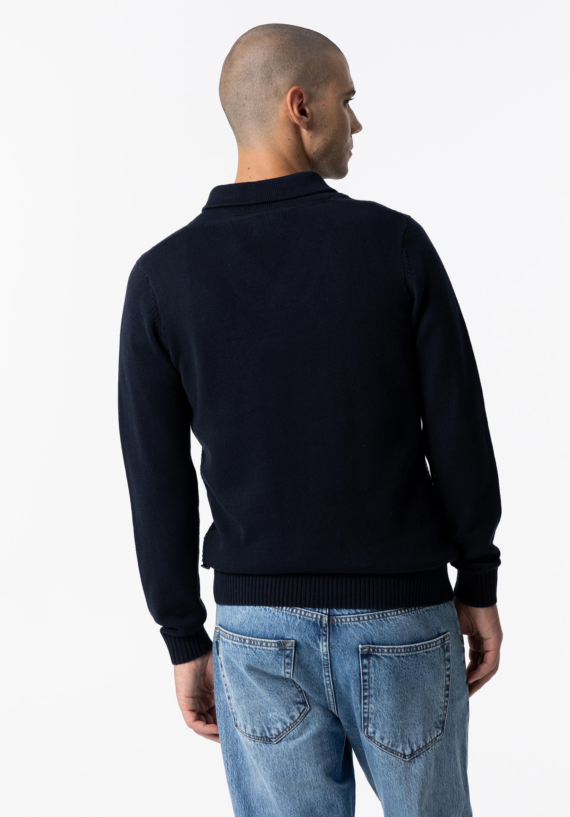 Camisola de Malha Decote Envolvente