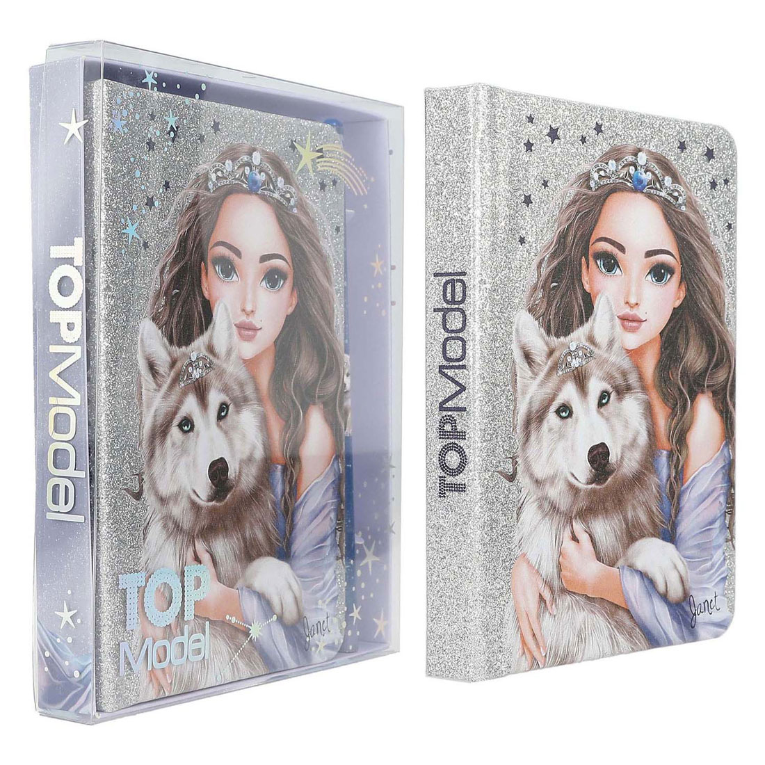 TOPModel Notitieboek & Potlood Wolf