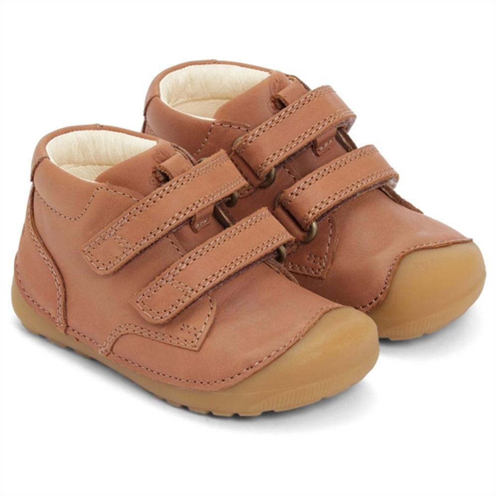 Begyndersko Petit Velcro Cognac