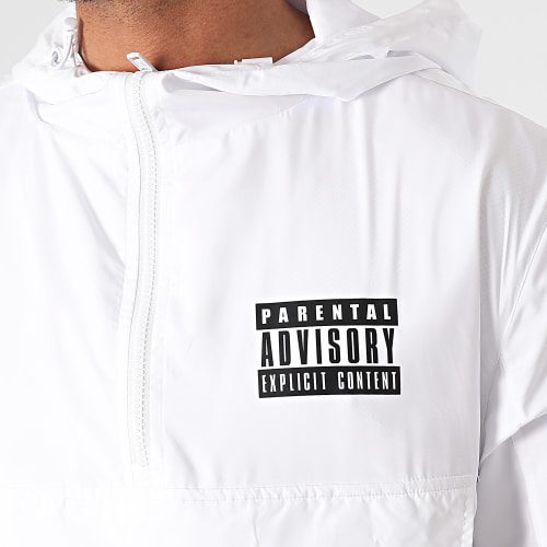 Coupe-Vent Logo Blanc