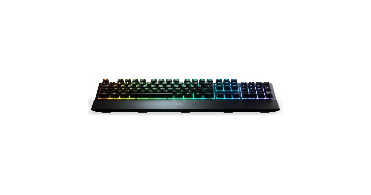 SteelSeriesApex 3, gaming toetsenbord  (Zwart, US lay-out, SteelSeries Whisper-Quiet, RGB leds)