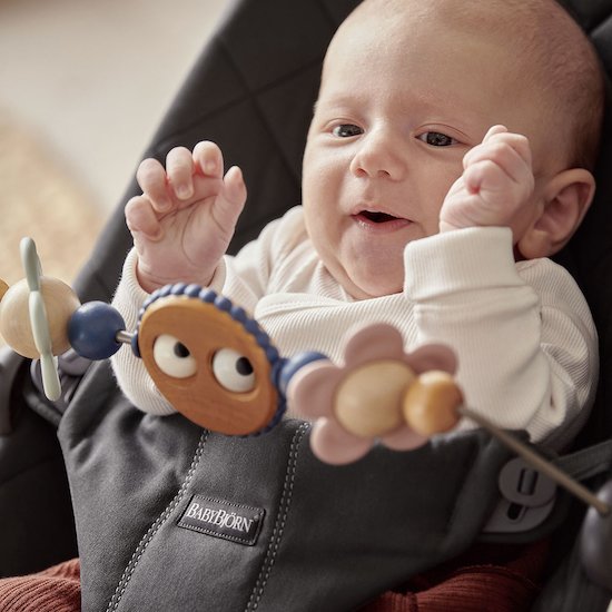 Arche bois pour transat   Yeux espiègles Pastel        de               BabyBjörn