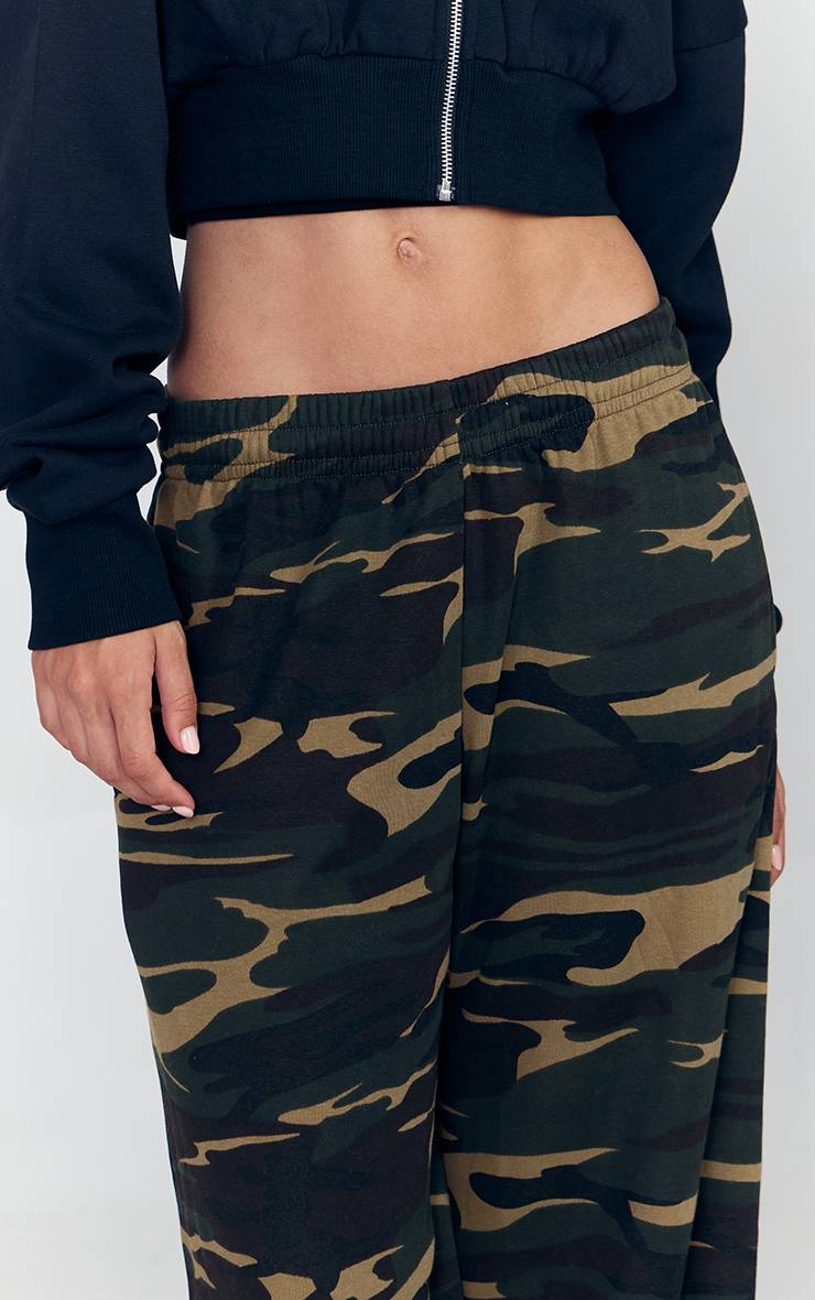 Camouflage Jogging Jambes Larges Imprimé