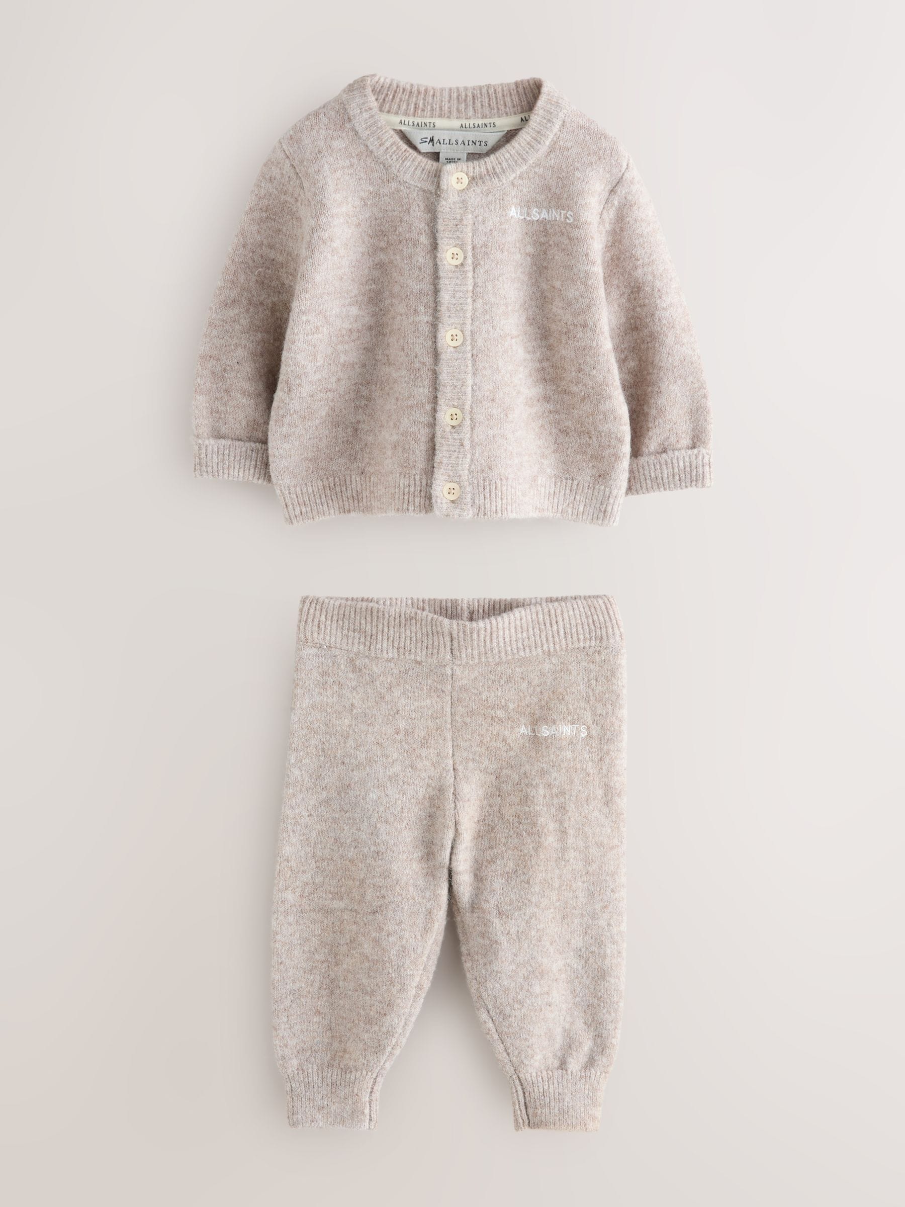 smALLSAINTS Knitted Cardigan and Joggers Baby Boys Set