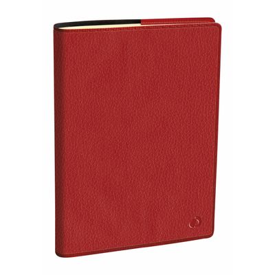 Agenda Marlow Carla Prestige avec répertoire - 1 semaine sur 2 pages - 8 x 10,5 cm - rouge bordeaux - Quo Vadis
