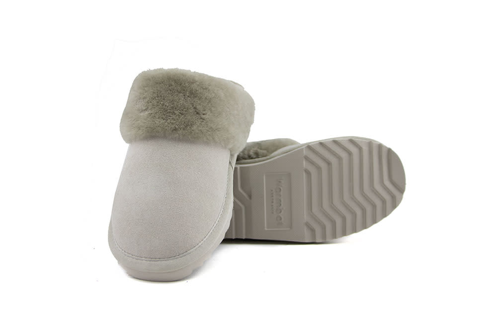 Warmbat Pantoffels Flurry Cement Suede