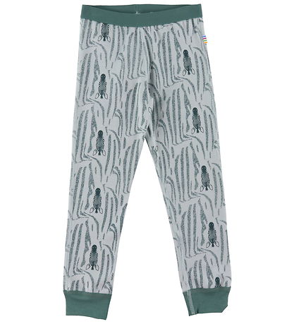 Joha Leggings - Wolle/Baumwolle - Grün Aop