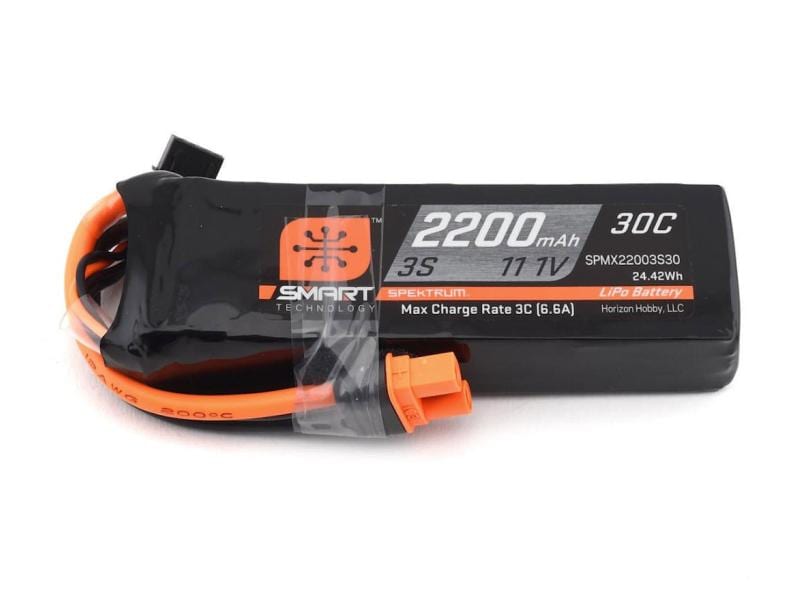 Spektrum RC-Akku LiPo 2200 mAh 11.1 V 30C Smart 3S LiPo-Akku für Flugmodelle