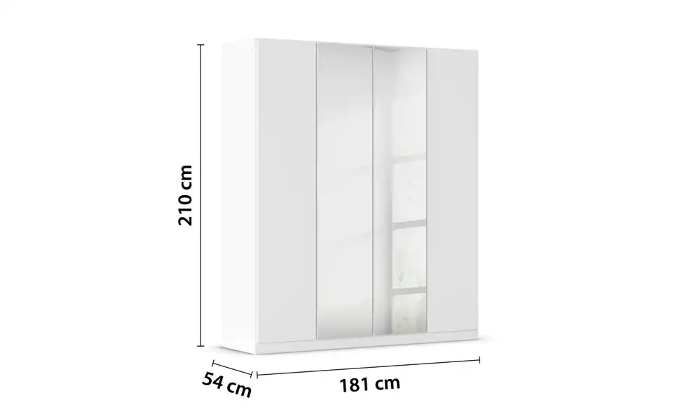 Falttürenschrank 4 Stück 181 cm