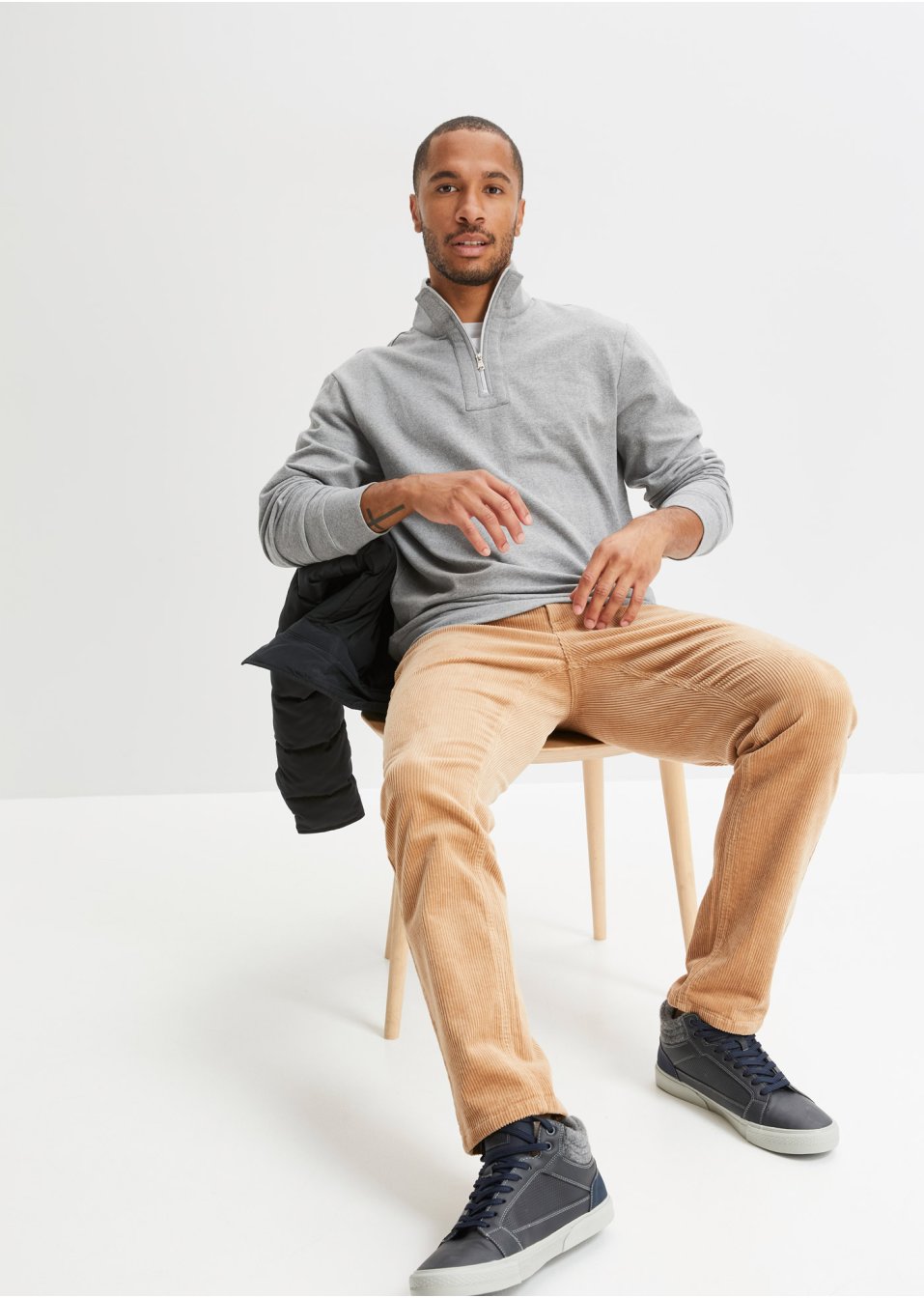 Sweat-shirt col camionneur