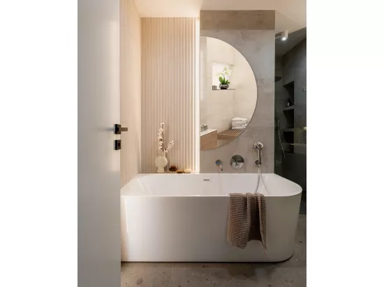 Miroir de salle de bain Glamour Prêt à Monter 1/2 Ø50