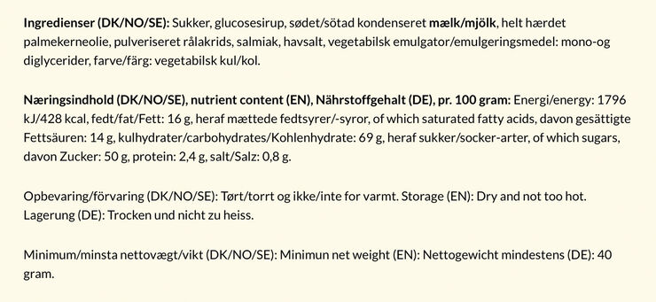 Bagsværd Lakrids Classic mini 40 gr.