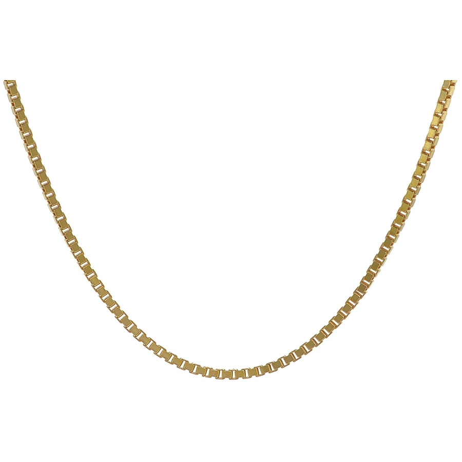 trendor Kinder Kreuz Gold 333 mit Zirkonia und goldplattierte Kette gold