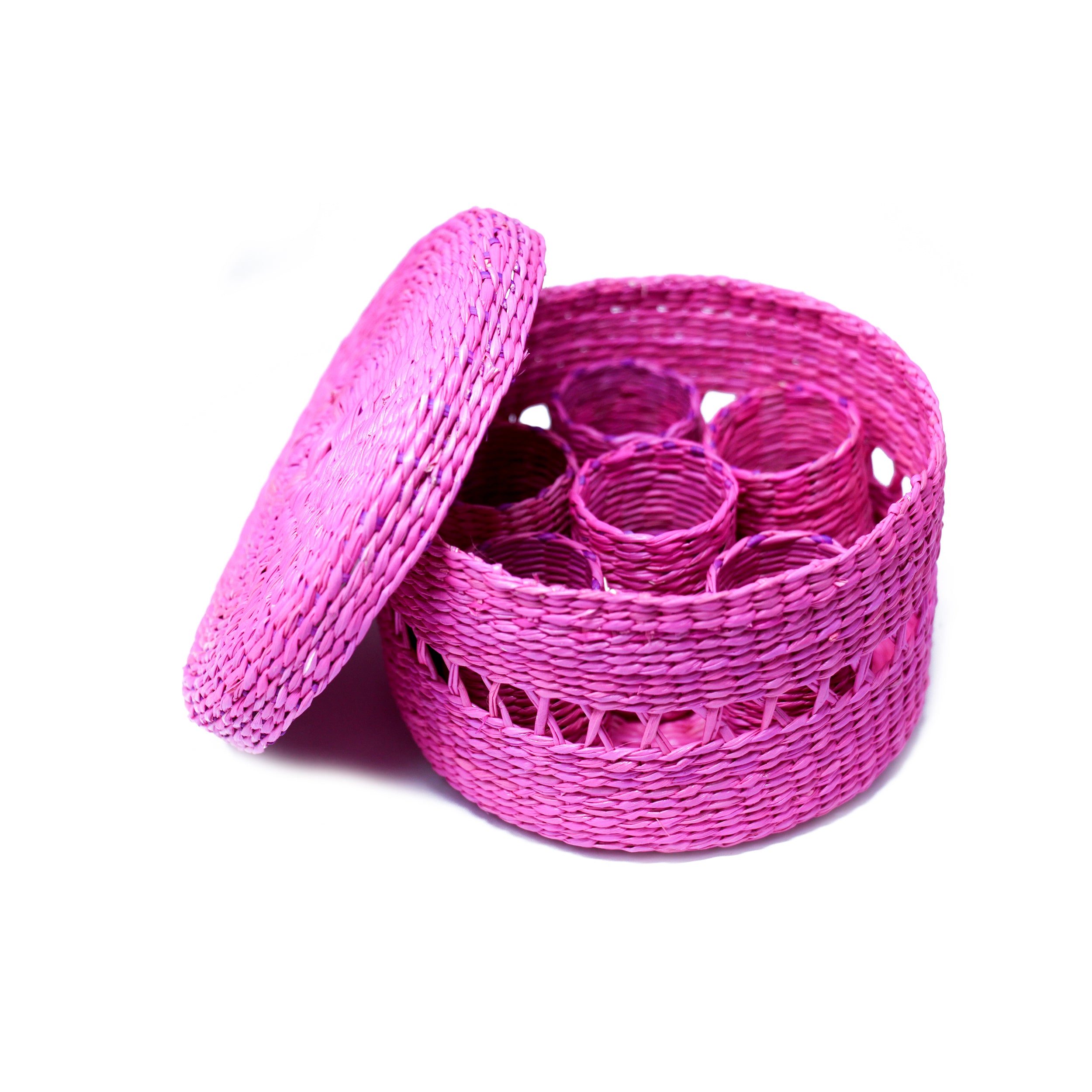 Rond de serviette en boîte (lot de 6 ronds de serviette)