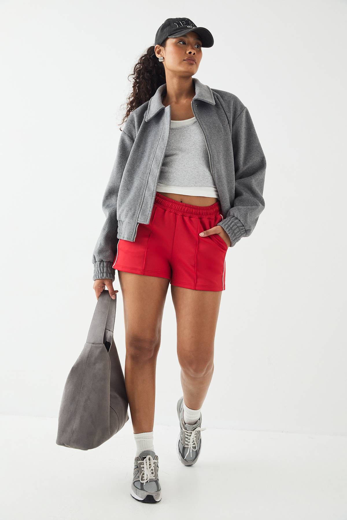 Veste à Col Brodée avec Fermeture Éclair DSGN Studio