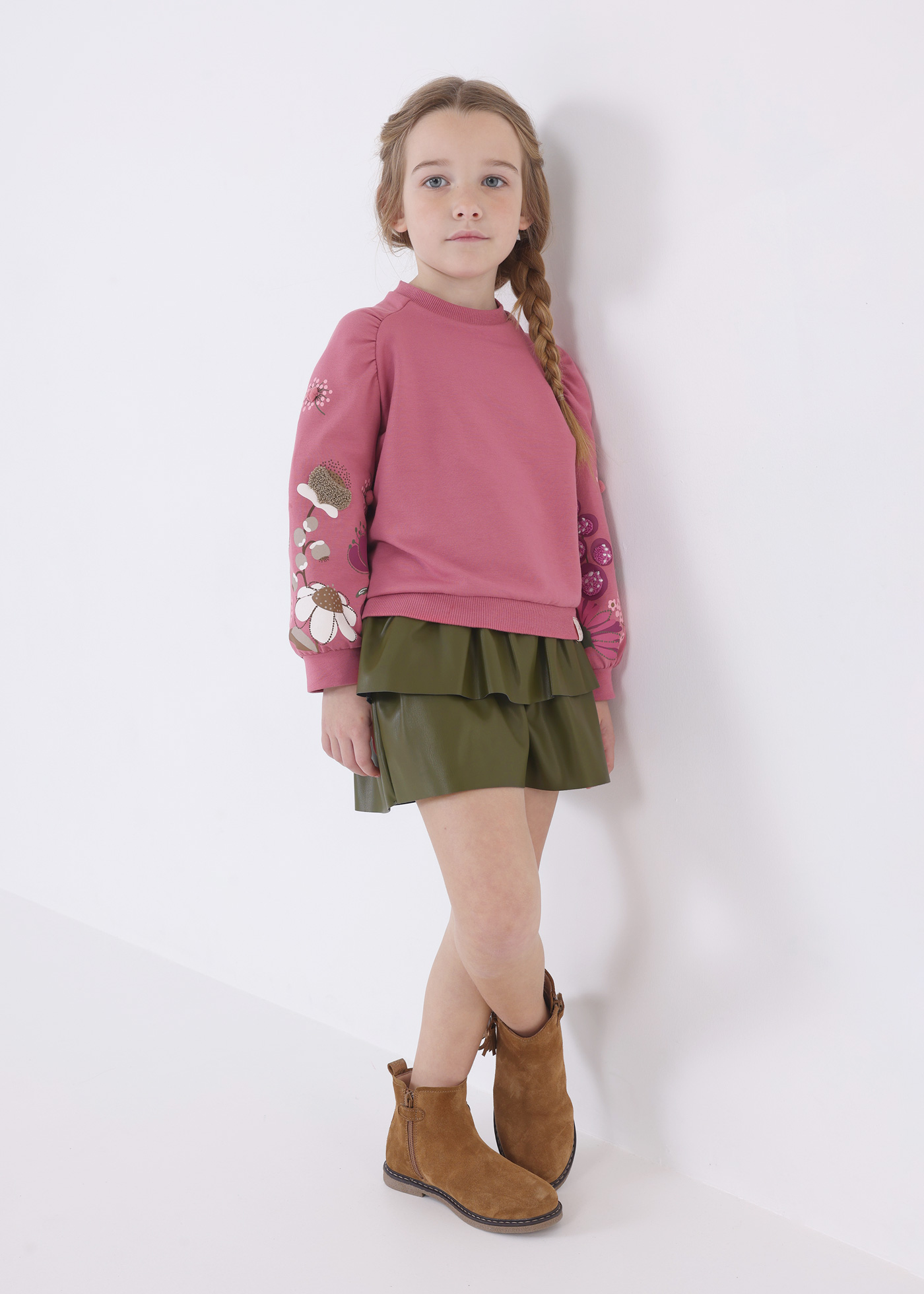 Moletom bordado Better Cotton para meninas