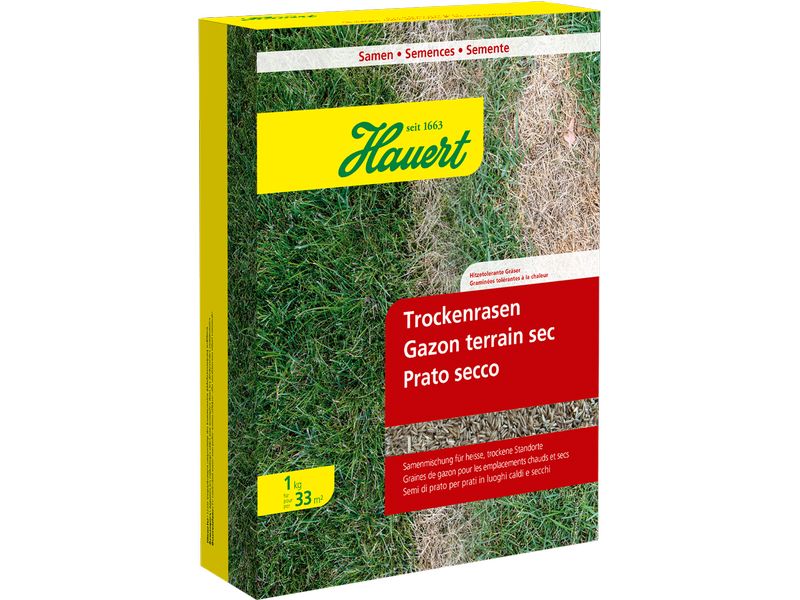 Hauert Trockenrasen 1 kg Samenmischung für trockene Standorte