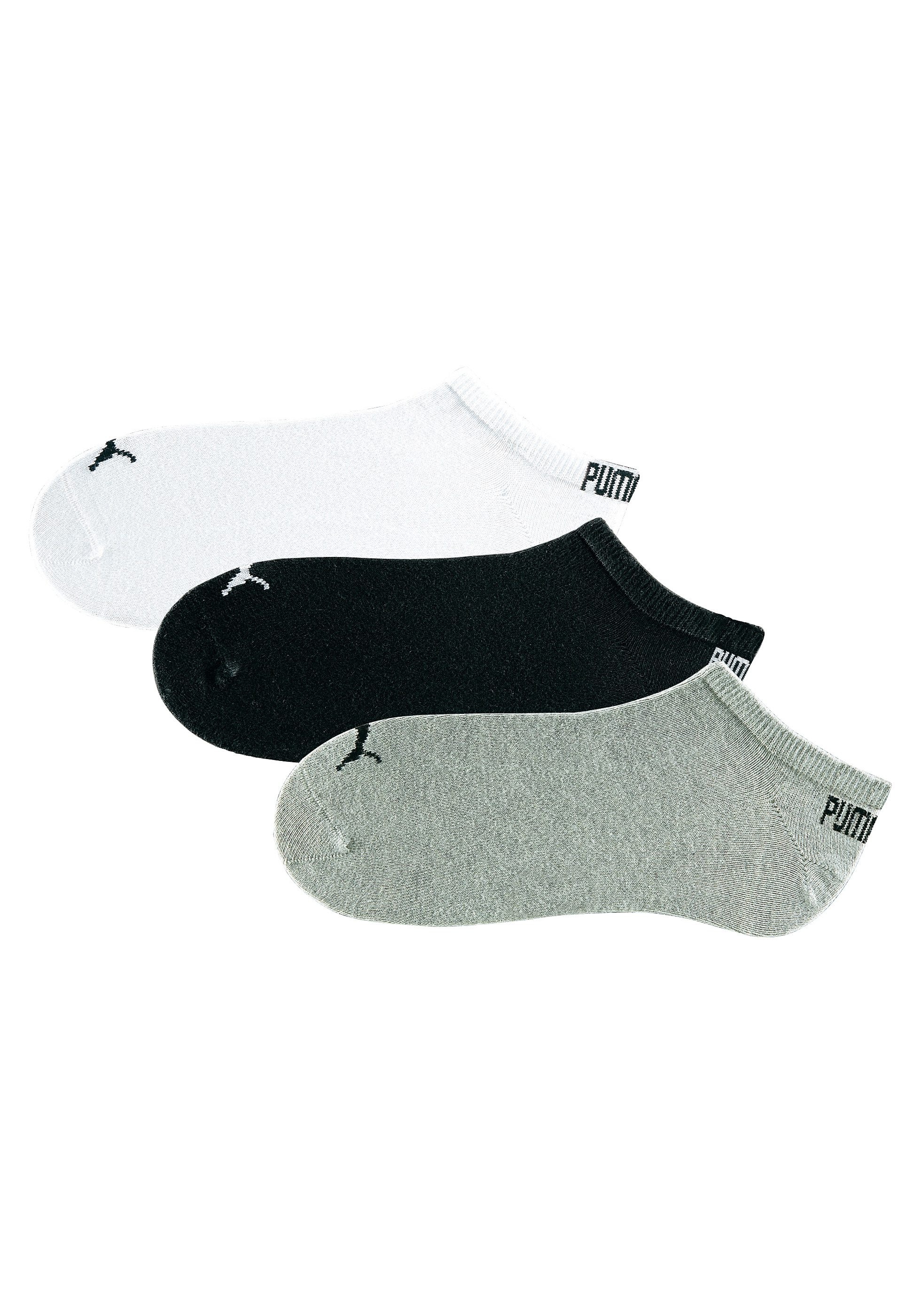 PUMA Sneakersocken »PUMA UNISEX SNEAKER PLAIN 3P« 3 Paar, 3 Stk. tlg. mit eingestricktem Markenlogo