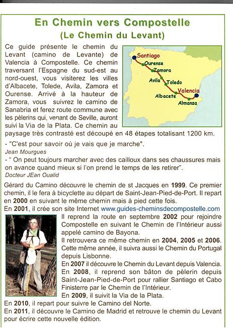 GERARD DU CAMINO - LE CHEMIN DU LEVANT