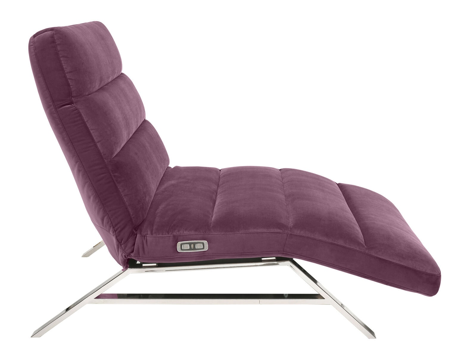 Ole Gunderson Relaxliege KARLSSON 80 cm Samt purple