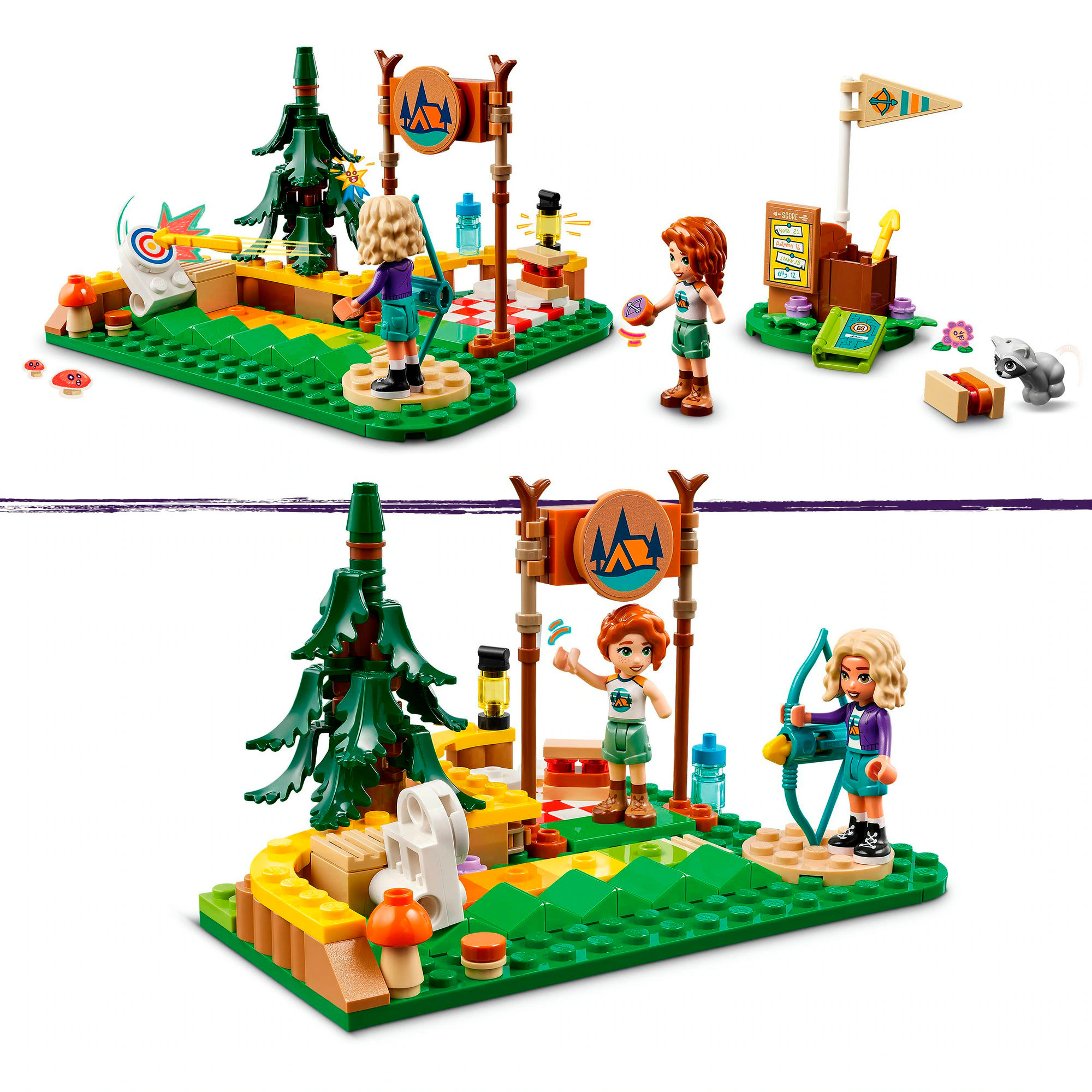 LEGO Konstruktionsspielzeug Friends Bogenschießen im Abenteuercamp