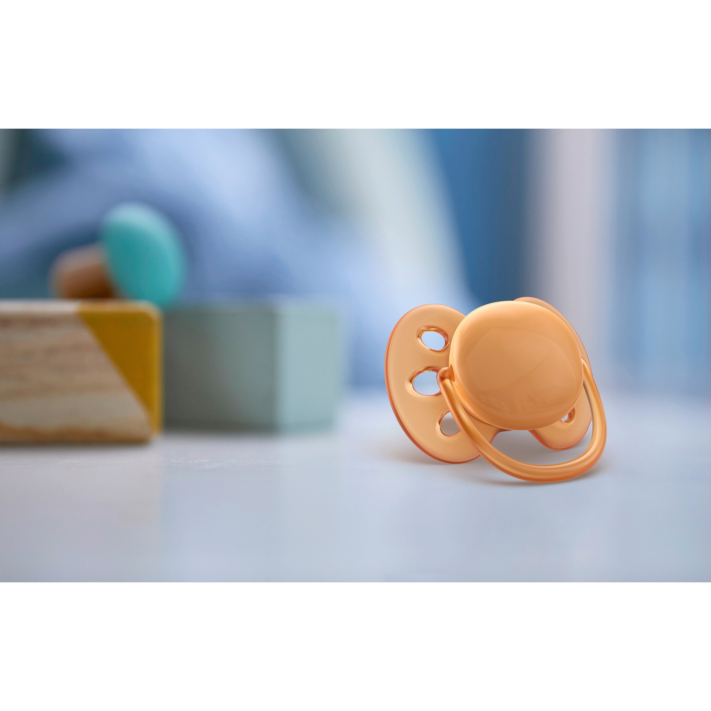 Philips Avent 2er-Pack Schnuller ultra soft, 6-18M lila/terracotta