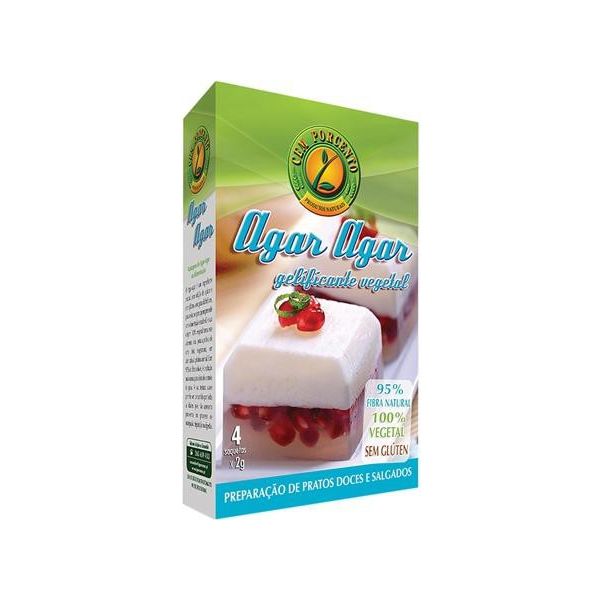 Cem Porcento Agar Agar Gelificante 8g