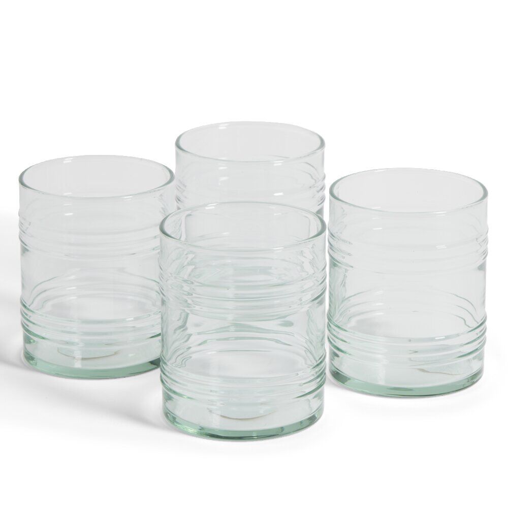 Verre bas 28cl en verre recyclé transparent Ø7,7xH8,5cm