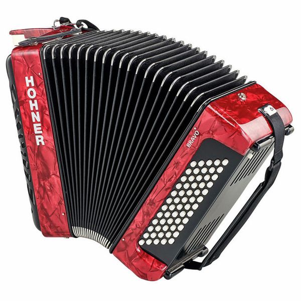 Hohner Bravo II 60 Red silent key