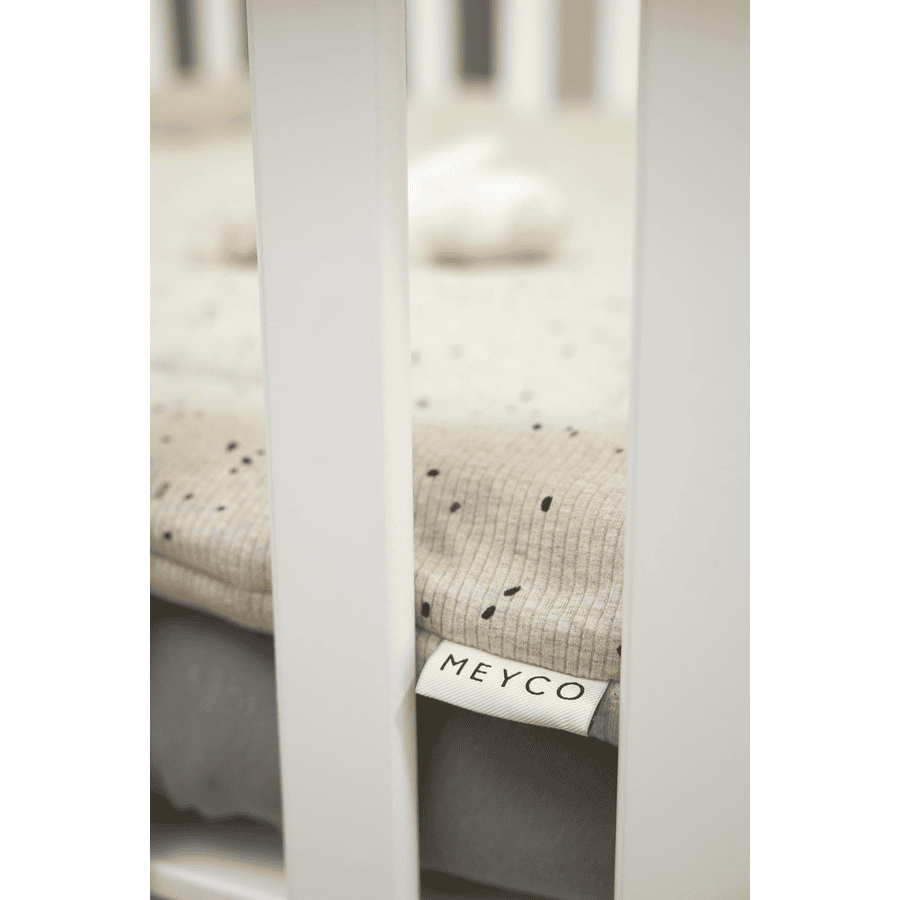 MEYCO Laufgittereinlage Rib Mini Spot - Sand Melange - 80 x 100 cm