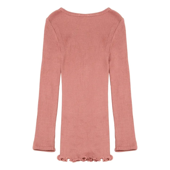 Minimalisma T-shirt Bergen Soie et Coton | Rose