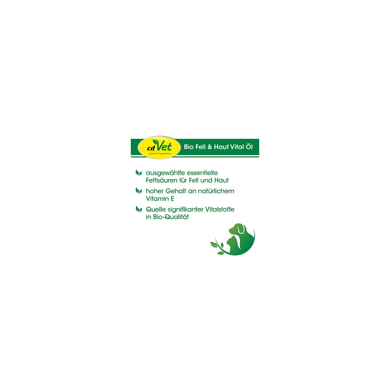 cdVet Bio Fell & Haut Vital Öl 50 ml