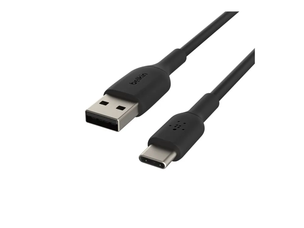 Belkin BoostCharge - USB-kabel - 24 pin USB-C (han) til USB (han) - 1 m - sort