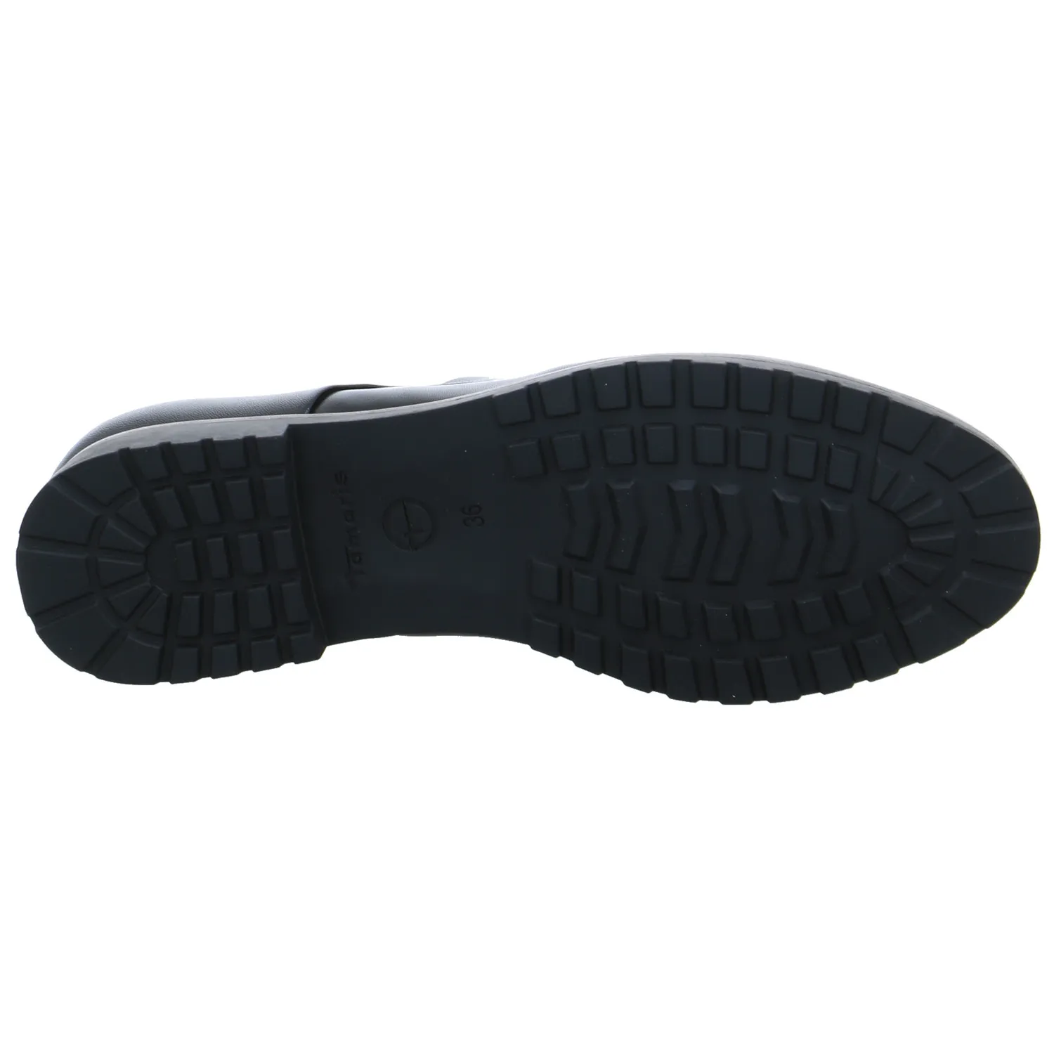 TAMARIS Schnürschuh Schwarz Leder
