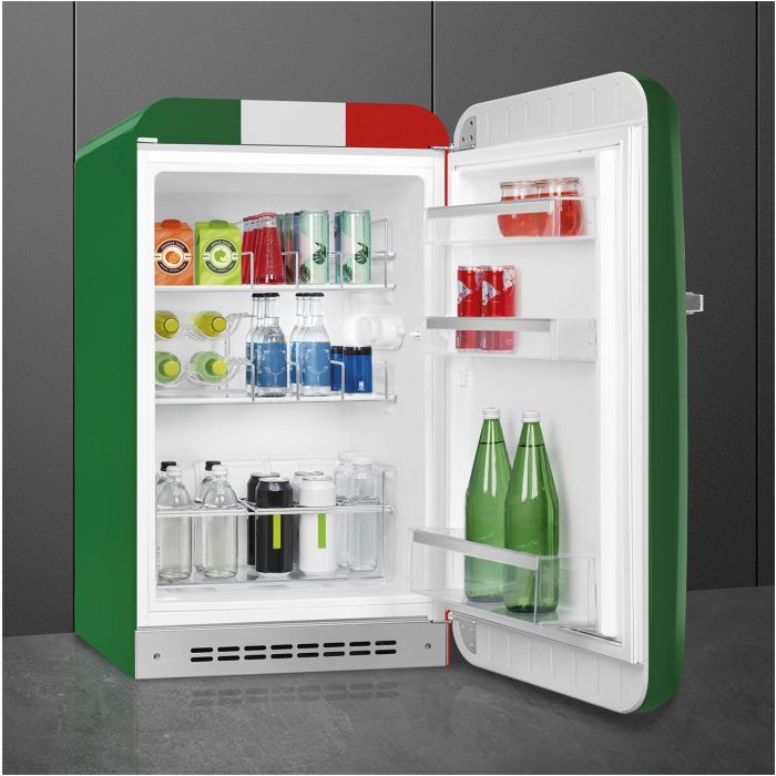 SMEG Stand-Kühlschrank 50's Retro Style FAB10HRDIT5 Sonderedition Italia