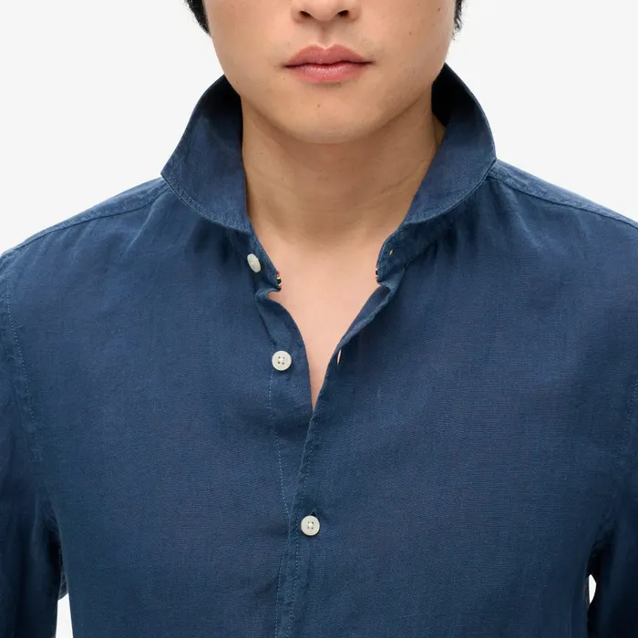 Superdry Vacation Linen LS Overhemd Heren