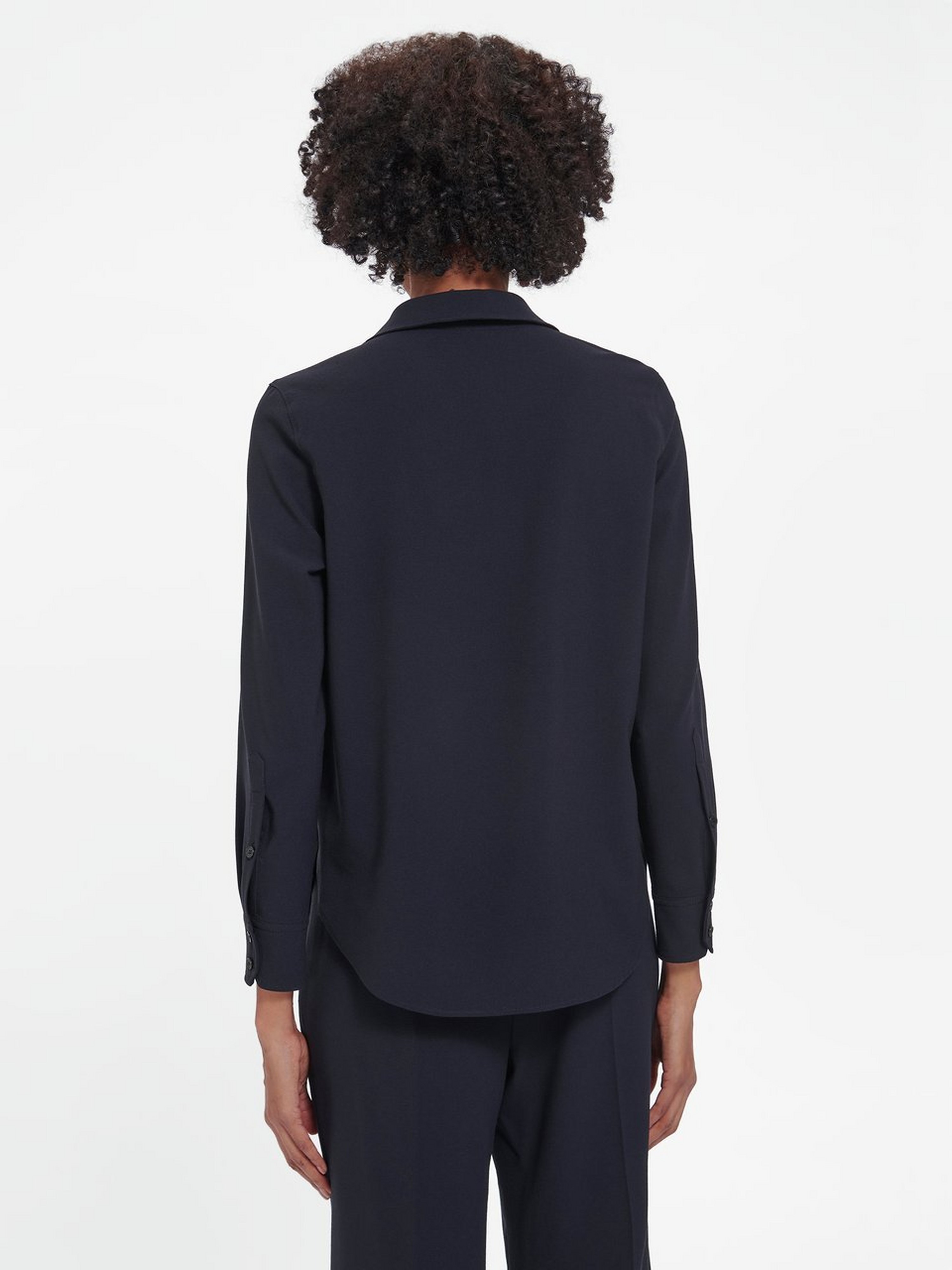 Bluse mit Hemdkragen