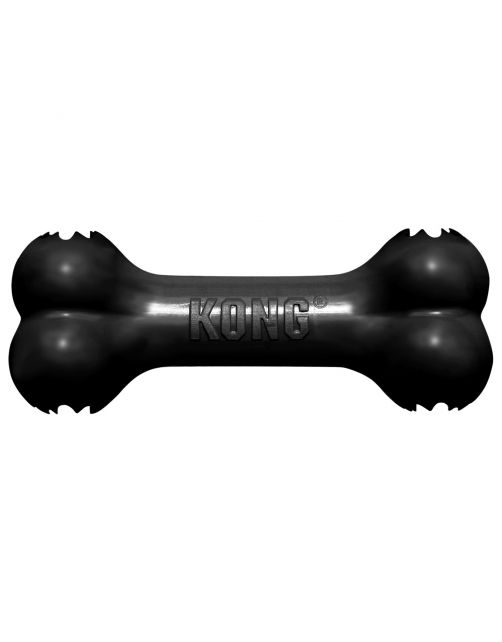 Kong Extreme Goodie Bone - Hondenspeelgoed - Zwart Large