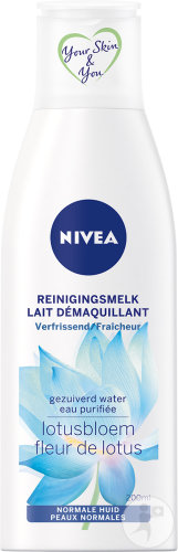 Nivea Lait Démaquillant Fraîcheur Eau Purifiée Fleur De Lotus Peaux Normales 200ml