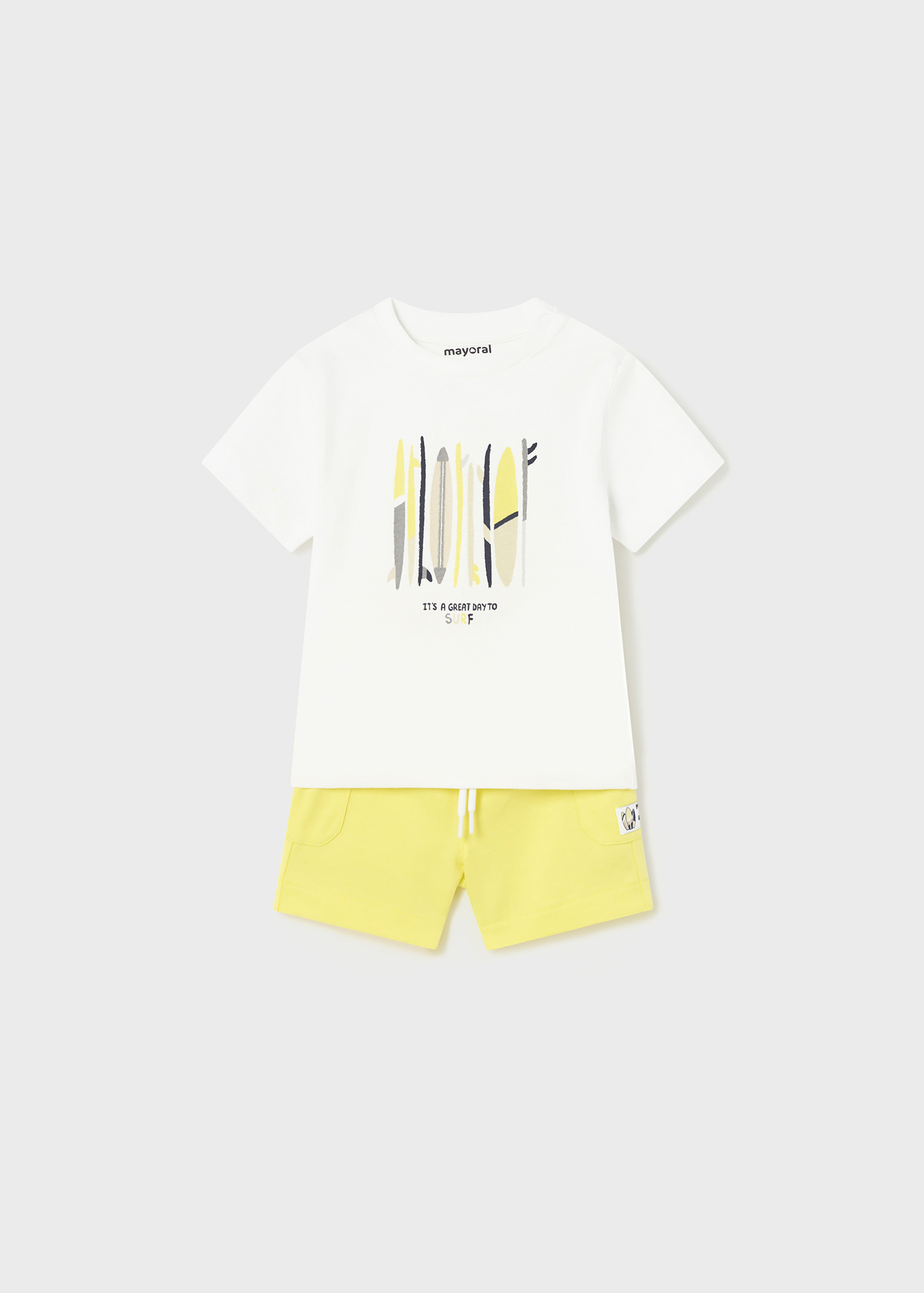 Conjunto de 2 peças em algodão sustentável para bebê